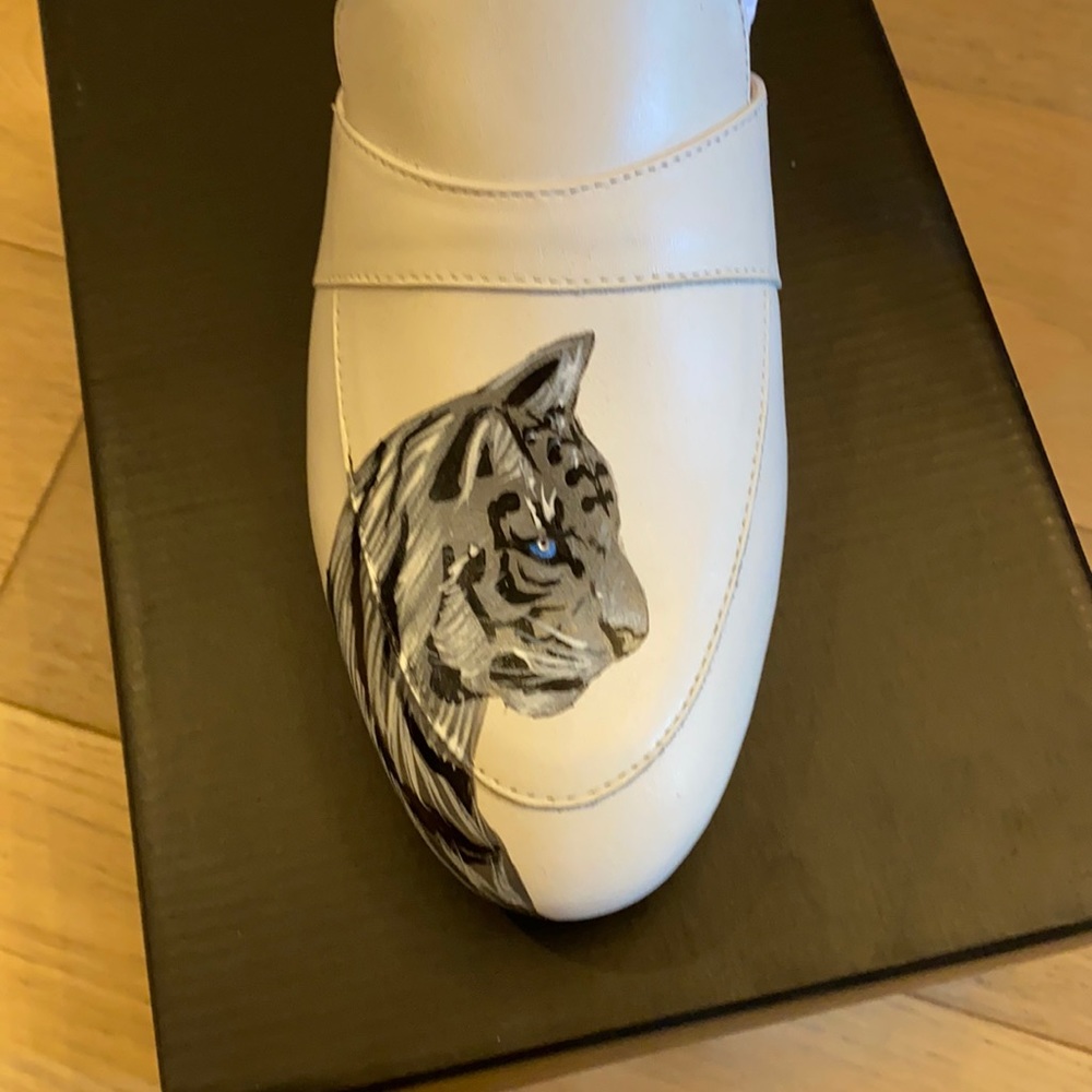Sleepless hand painted shoes